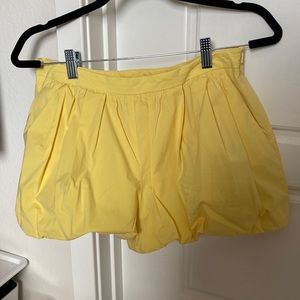 Moschino yellow shorts